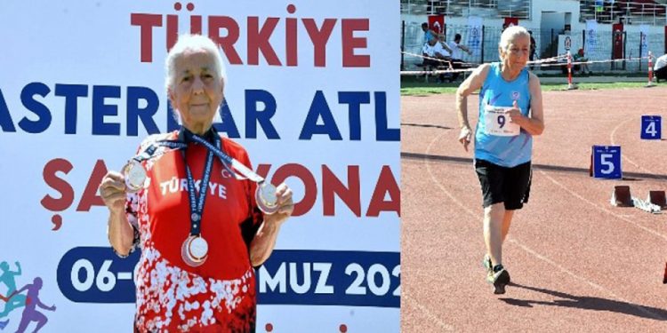 85’lik Fehime Nine Pistlerin Tozunu Attı 2 Günde 5 Türkiye Ve Balkan Rekoru Kırdı