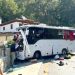 Akyaka’da Feci Kaza 1 Ölü 29 Yaralı Freni Patlayan Turist Otobüsü Dehşet Yaşattı