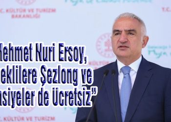 Bakan Ersoy: Emekliler halk plajlarında şezlong ve şemsiyeleri ücretsiz kullanabilecek