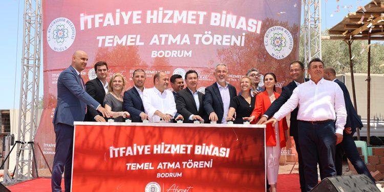 Bodrum İtfaiye Hizmet Binasının Temeli Atıldı