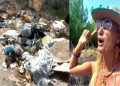 Tuğba Özay‘ı turistik yolda çıldırtan çöp manzarası