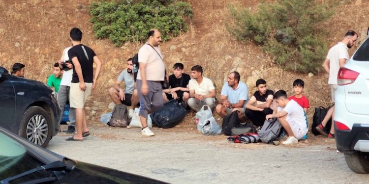 Göçmen Kaçakçılarının Kızılağaç Ormanında Kaderine Terk Ettiği 70 Göçmene Operasyon