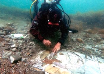 Batık Roma Şehrinde Sıradışı Mermer Taban Keşfedildi