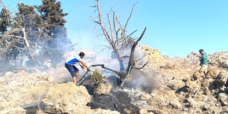 Bodrum’da Çıkan Yangın MUSKİ’nin Arıttığı Su İle Söndürüldü