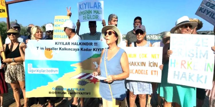 MUÇEV’in Bitez halk plajındaki tesisine tepki