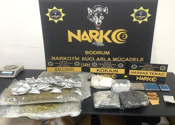 Bodrum’da uyuşturucu operasyonu 5 kişi gözaltında