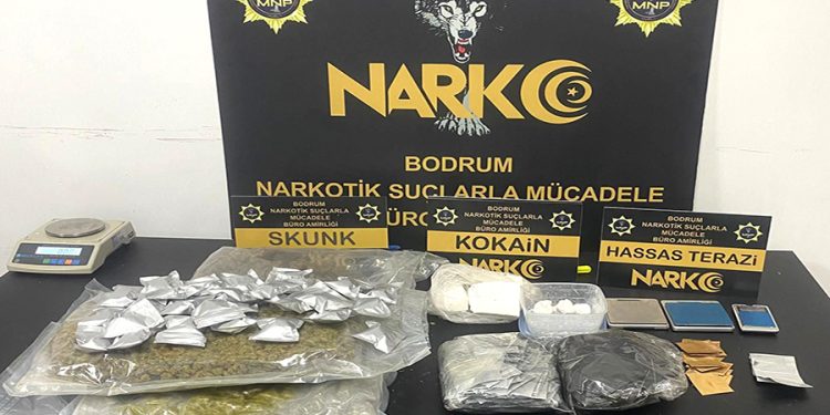 Bodrum’da uyuşturucu operasyonu 5 kişi gözaltında