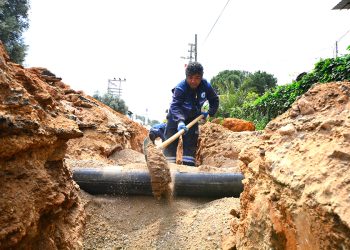 Büyükşehir Bodrum’da, İçme Suyu Depo Hatlarını Yeniliyor