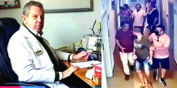 Aile hekiminin darp edilerek kalp krizi geçirdiği olayda görüntüler ortaya çıktı