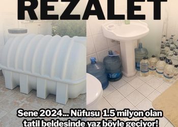 Turizm Cennetinde Su Çilesi