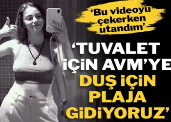 Bodrum’da susuzluğa tepki gösterdi “AVM’de tuvalet, plajda duş alıyoruz”