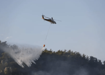 Muğla’daki orman yangını saatlerdir sürüyor