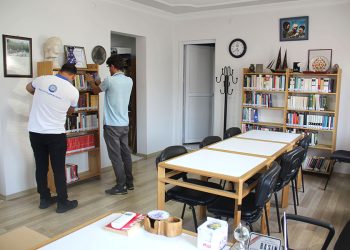 Şadan Gökovalı Kütüphanesi Açıldı