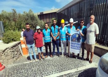 Bodrum’da eylem yapan Somalı madenciler gözaltına alındı