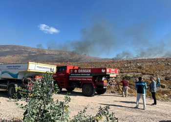 Akyarlar’da makilik alan yangını korkuttu