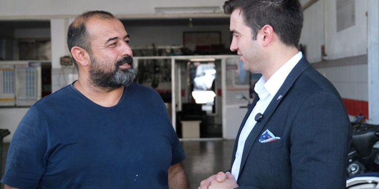 Başkan Mandalinci’den Sanayi Esnafına Ziyaret