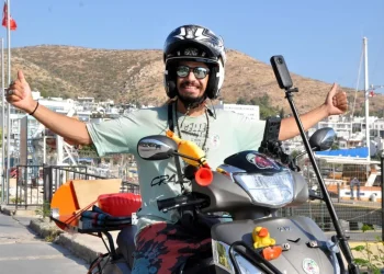 Gaziantepli marangoz motogezgin  “Beş parasız- Türkiye ve Dünya Turun’da”