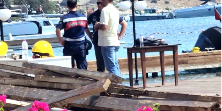 Türkbükü kaçak iskele yıkımı gerginliği