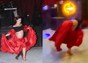 5 Aylık İkizlere Hamile Ünlü Dansçı Yürekleri Ağza Getirdi