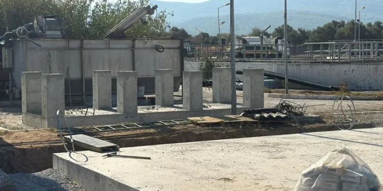 Mumcular Atıksu Arıtma Tesisinin Yüzde 25’ini Tamamladı