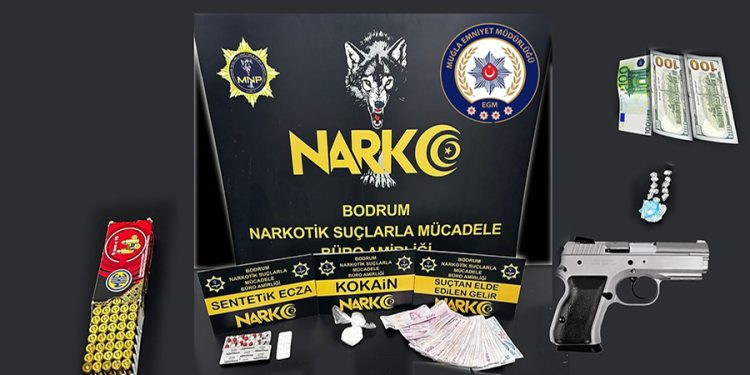 Bodrum’da Uyuşturucu Satıcılarına Baskın