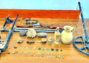 Milas’ta tarihi eser operasyonu, Roma ve Bizans dönemine ait eserler ele geçirildi