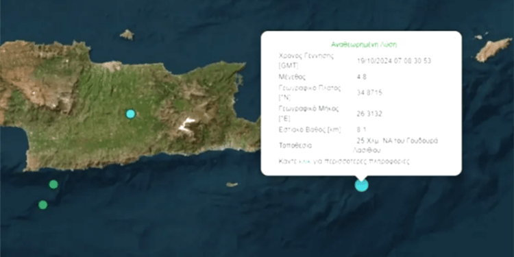 Akdeniz’de korkutan deprem, turistik ada 4.8 ile sallandı
