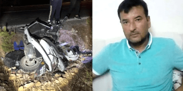 Şarampole yuvarlanan motosiklet sürücüsü yaşamını yitirdi