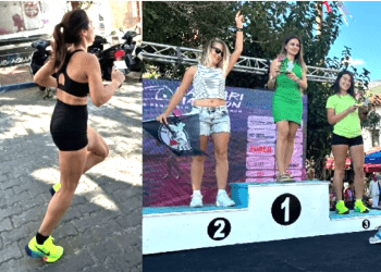 Bodrumlu Mervegül Özdemir Antalya’daki yol koşusunda 3. Oldu
