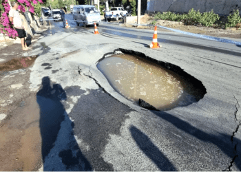 Bodrum’un su isale hattı yine patladı