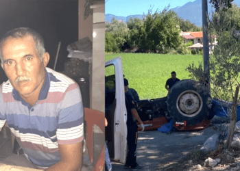 Devrilen traktörün altında kalan çiftçi yaşamını yitirdi