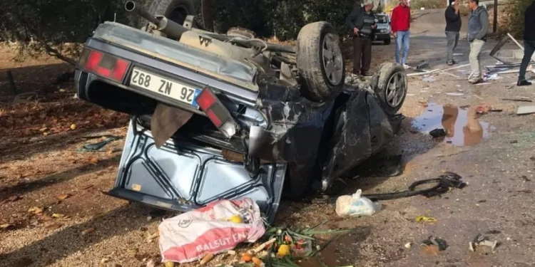 Bu araçtan 5 kişi sağ çıktı