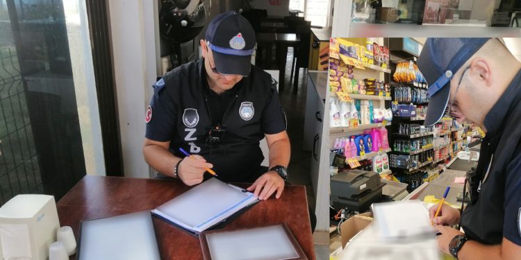 Zabıta Ekiplerinden Ruhsat Denetimi