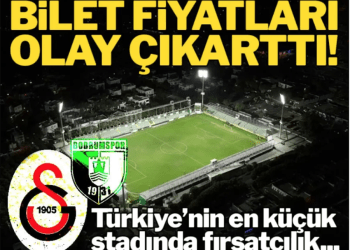 Bodrum şehir stadyumunda FIRSATÇILIK TEPKİSİ Bodrumspor-Galatasaray maçı bilet fiyatlarına tepki!