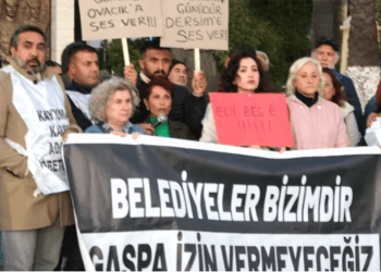 Bodrum’da kayyum atamaları protesto edildi