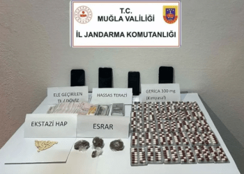 Villada uyuşturucu operasyonu 2 gözaltı