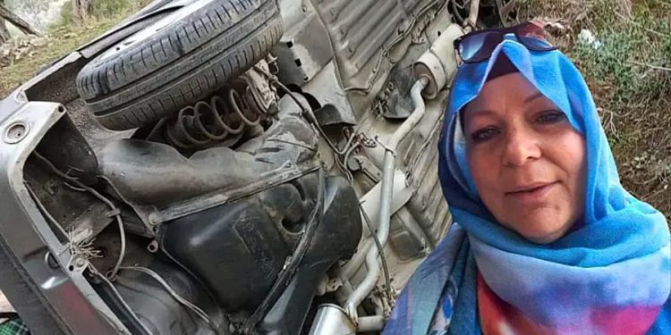 Canlı Yayında Şok Anlar: Direksiyon Başında 30 Metrelik Uçuruma Uçtu