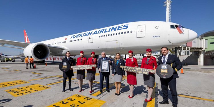 Türk Hava Yolları, Guinness Dünya Rekoru kırdı