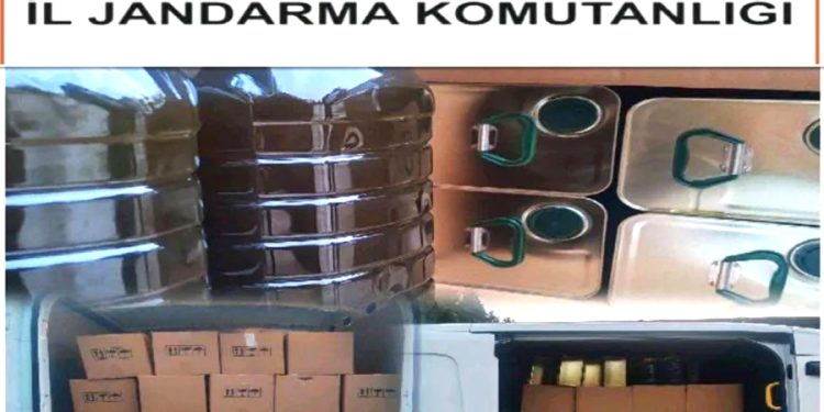 1,5 ton sahte zeytin yağı ele geçirildi