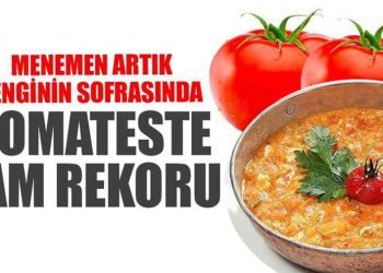 Menemen artık zengin yemeği