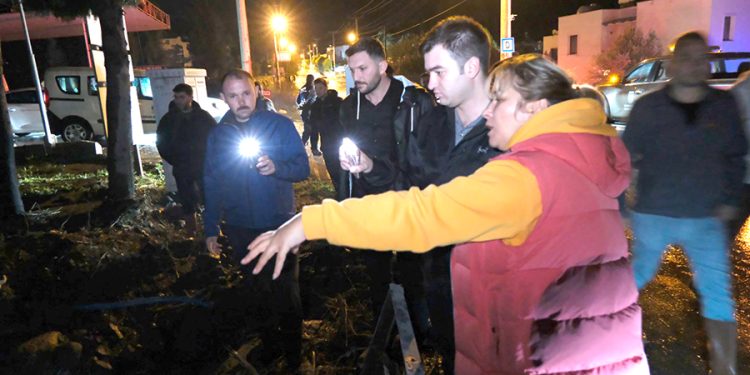 Bodrum’da su baskınları devam ediyor Başkan Mandalinci’den Yağış Mesaisi
