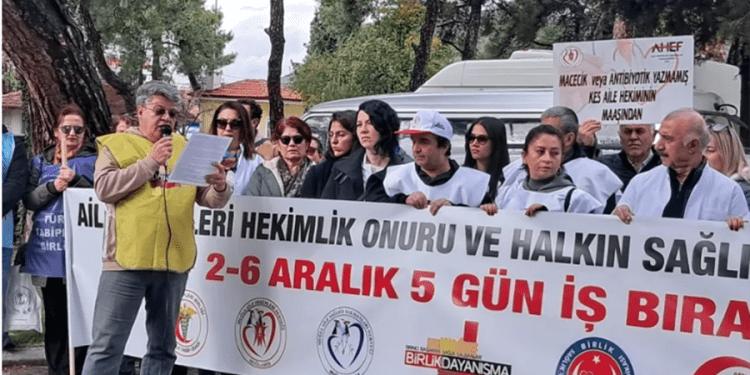 Muğla’da aile hekimleri greve başladı