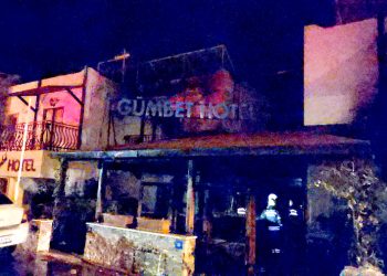 Bodrum’da elektrik kaçağı oteli yaktı