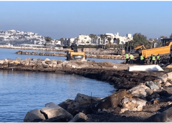 Turgutreis Halk Plajı’nda liman inşaatı başladı, Bodrumlular ayaklandı