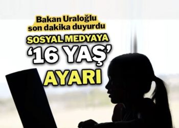 Sosyal medyaya ’16 yaş’ ayarı