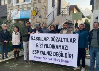 Bodrum’da “Yoldaşlar serbest bırakılsın” açıklaması