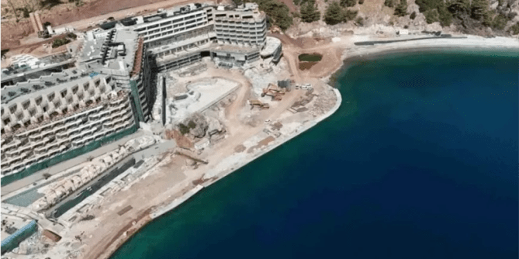 Belediye’den İçmeler Mahallesi’ndeki otele tarihi ceza 2 milyon 781 milyon TL