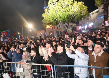 Bodrum’da çoşkulu bir yılbaşı kutlaması