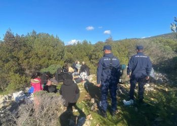 Bodrum ormanlarında göçmen operasyonu