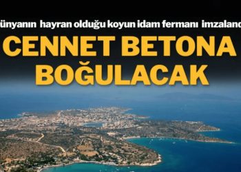 Cennet betona boğulacak